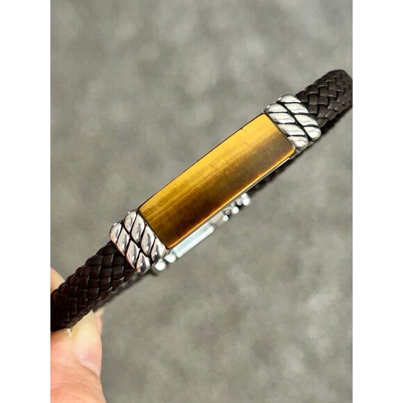 Men’s Effy Tiger Eye Bracelet - Picture 9 of 11